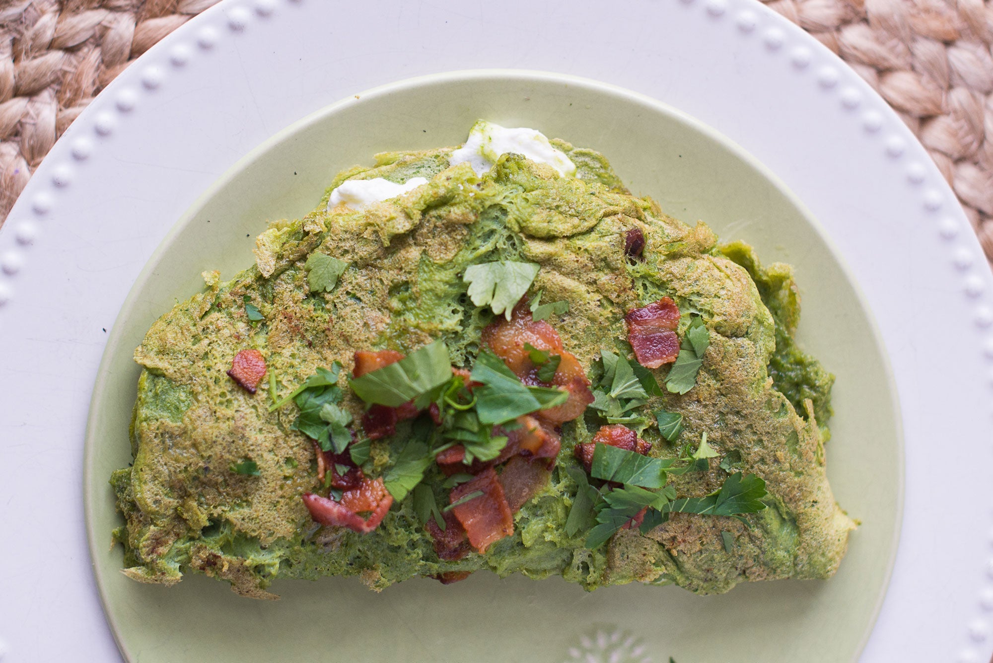 Green Egg Omelette